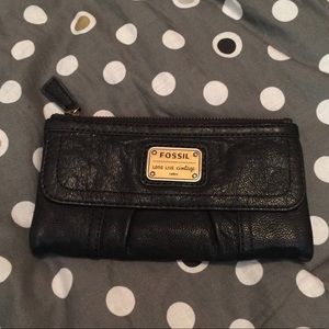 Black Fossil Emory Wallet